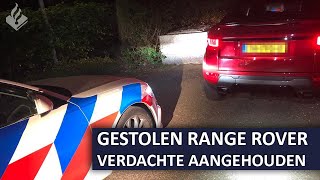 Achtervolging en aanhouding verdachte van diefstal  Gestolen Range Rover  Dienst INFRA [upl. by Wiltz487]