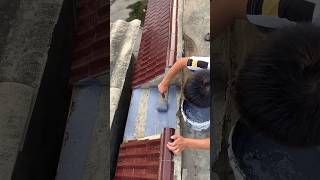 Waterproof leak repair wall painting process [upl. by Fabiolas]