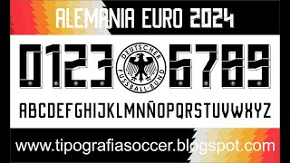 Tipografía Alemania 2024 FREE DOWNLOAD [upl. by Firmin]