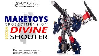 Toy Review MakeToys Cross Dimension MTCD04 Divine Shooter [upl. by Etak]