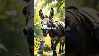 El burro de la joroba 🫏 cuentosdivertidos humor animales parati foryou fyp viralshorts [upl. by Mellicent]