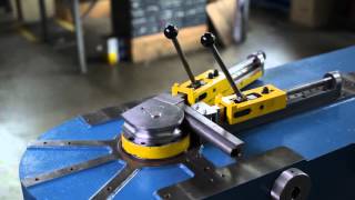 DiAcro Model 6 Power Bender  Round Tubing Bending Operation [upl. by Sawyer79]