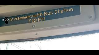 Throwback to 2000 Hammersmith bridge shuttle bus route 509 to Hammersmith Bus Station [upl. by Synned913]