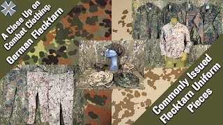 Looking Closely at The More Commonly Issued Flecktarn Camo Uniform Pieces of The German Armed Forces [upl. by Nhguavahs]