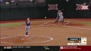 Longwood vs Texas Softball Highlights  Game 2 [upl. by Leander]