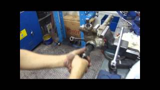 steering gear rack adjustment [upl. by Winnifred]