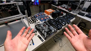 How To Build a RTX 3060 Ti Mining Rig POV [upl. by Ennyletak]