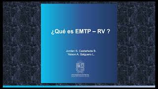 1 ¿Qué es EMTP  RV [upl. by Granthem]