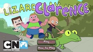 Juegos de Clarence  Jugamos a cazar lagartos  Cartoon Network [upl. by Yrod]