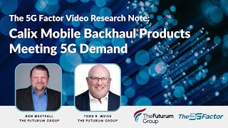 Calix Mobile Backhaul Products Meeting 5G Demand [upl. by Lunn]