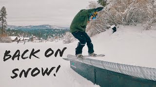 Snowboarding Bear Mountain Opening Weekend 2019 [upl. by Aienahs]