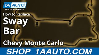 How to Replace Sway Bar 0007 Chevy Monte Carlo [upl. by Dewitt]