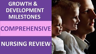 Growth amp Development Milestones and Stages COMPREHENSIVE Pediatric Nursing NCLEX Review [upl. by Kenta]