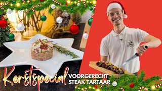 Kerstspecial Voorgerecht Steak Tartaar [upl. by Alebasi]